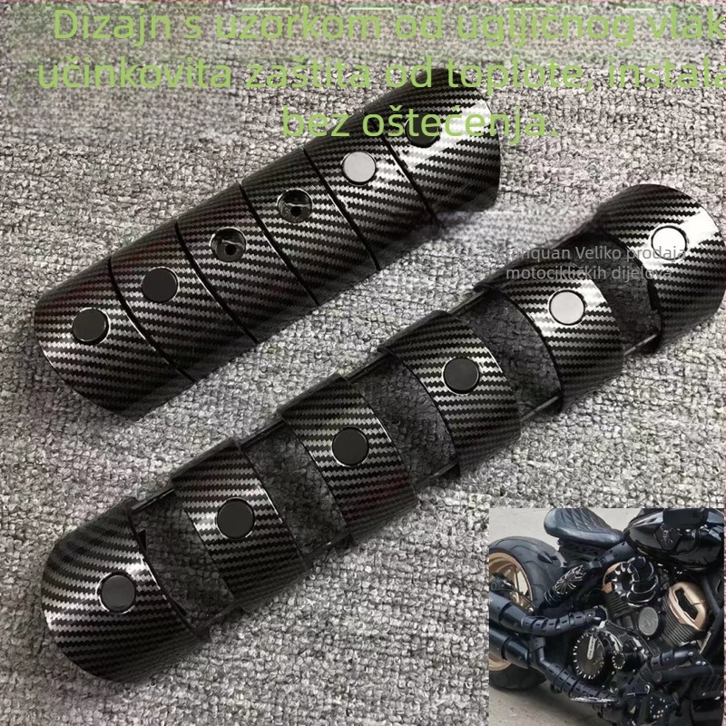 Pokrov za izolaciju ispušnog sustava i zaštitu od opeklina za motocikle (Brand: YRMT; Modeli: 300 Napoleon, 250V, 500 Flash, 600; Primjenjivi modeli: motocikl)