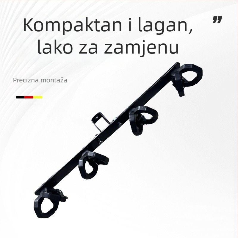 Xin Lei električno vozilo – prednja poprečna šipka s redom kukica, ABS kukice i nosač od aluminijske legure za dostavu hrane