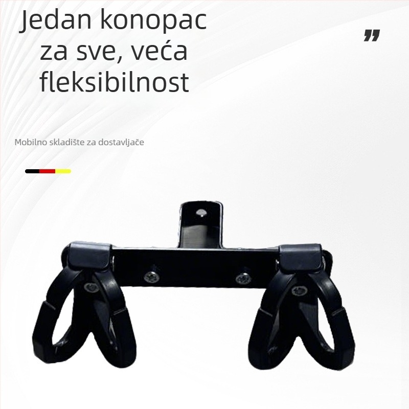 Xin Lei električno vozilo – prednja poprečna šipka s redom kukica, ABS kukice i nosač od aluminijske legure za dostavu hrane