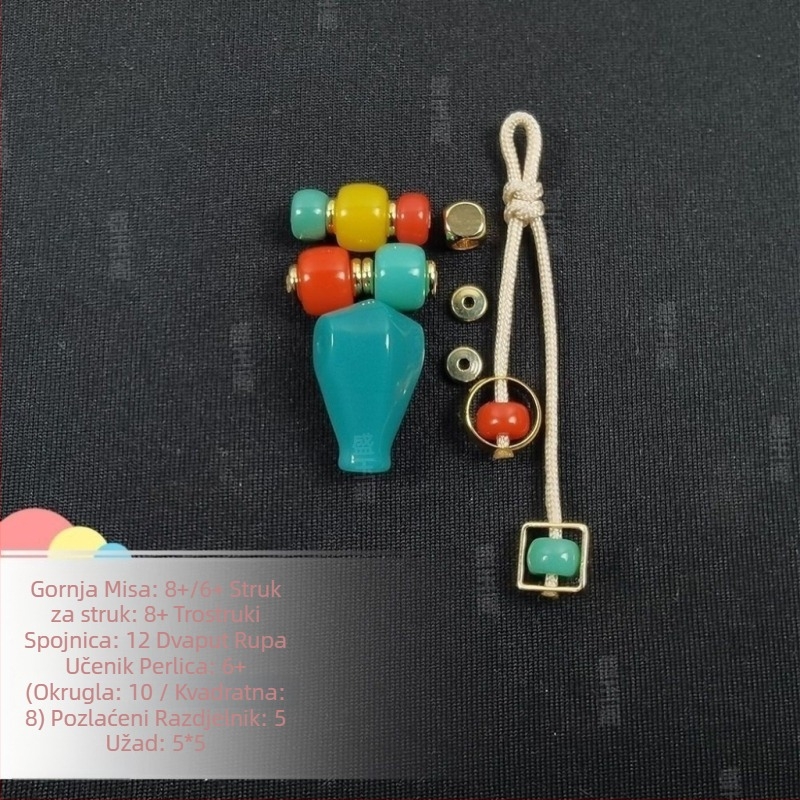 DIY dodaci za nakit • glazirane perle • ručno izrađene perle • podrijetlo: Hubei • marka: Shengyuge