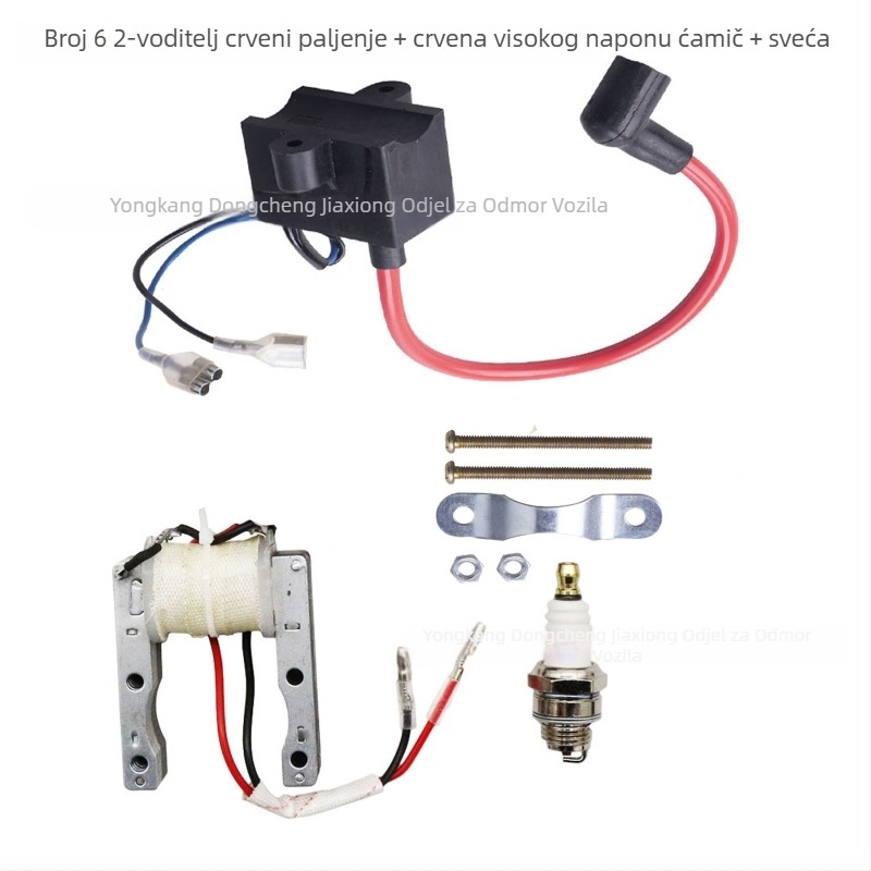 Set za paljenje motora motocikla: svjećica za paljenje, CDI i paket visokog napona za dvotaktne motore 49cc–80cc | Jiayi