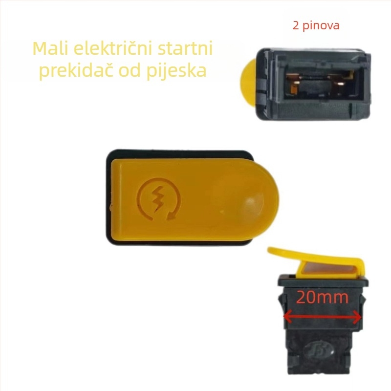 Kontrolna ploča s pet prekidača za električni skuter/motocikl – plastično kućište, FC marka, kompatibilno s električnim vozilima motocikala i skutera