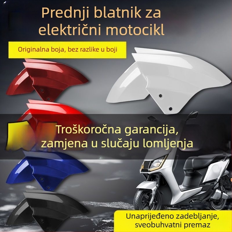 Prednji blatnik za električno vozilo, zaštita od prskanja, kompatibilno s Aima, Yadi, Luyuan, Xunying