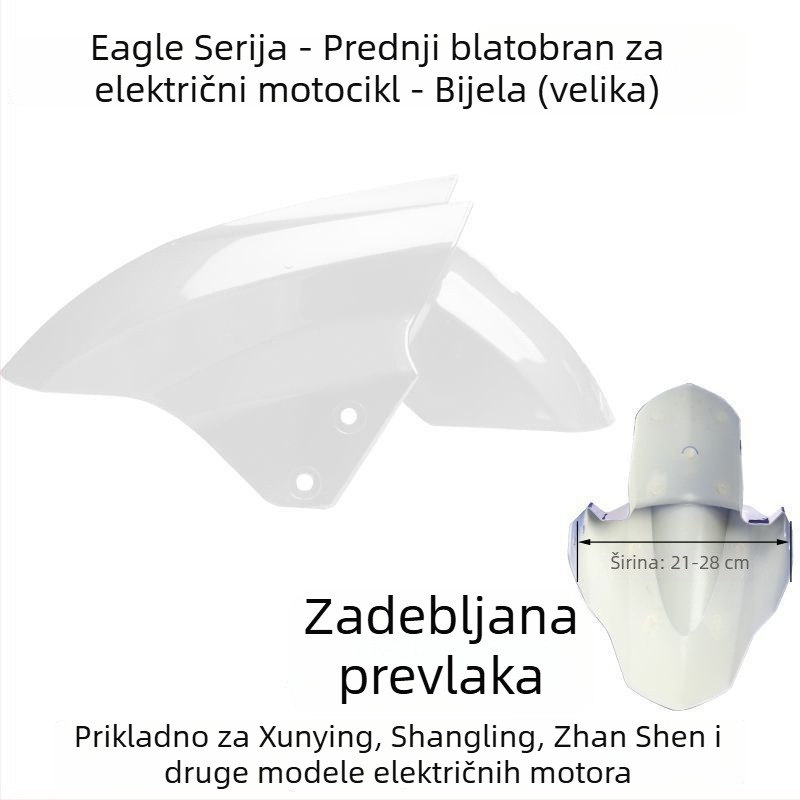 Prednji blatnik za električno vozilo, zaštita od prskanja, kompatibilno s Aima, Yadi, Luyuan, Xunying