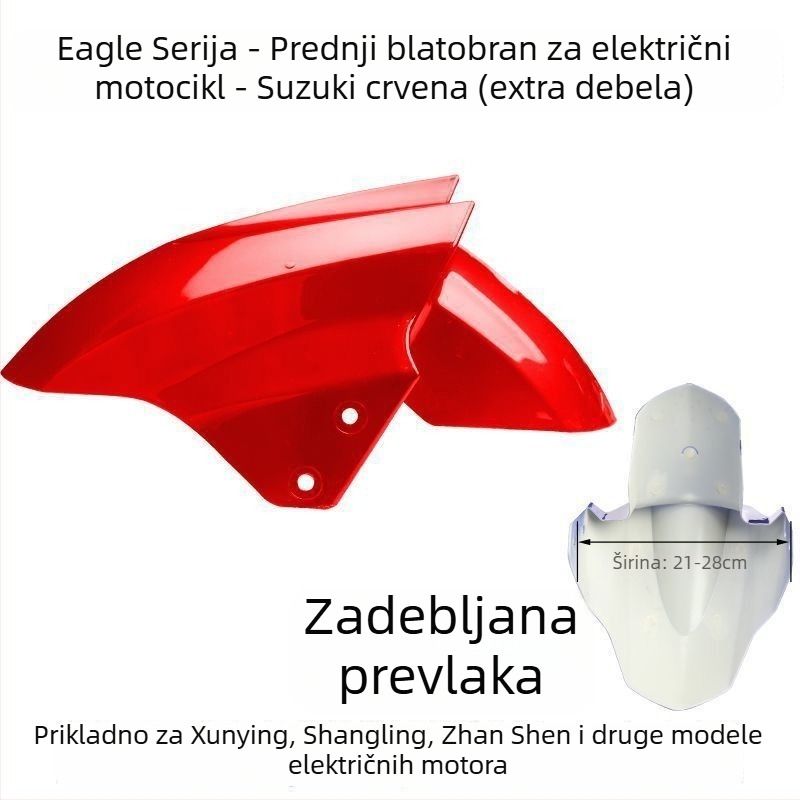 Prednji blatnik za električno vozilo, zaštita od prskanja, kompatibilno s Aima, Yadi, Luyuan, Xunying