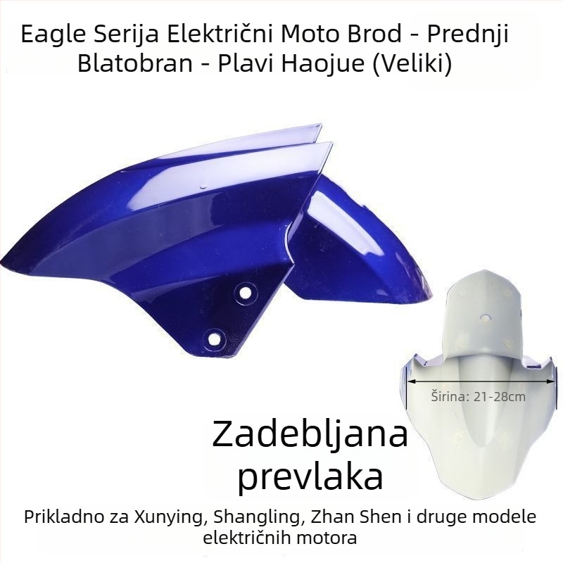 Prednji blatnik za električno vozilo, zaštita od prskanja, kompatibilno s Aima, Yadi, Luyuan, Xunying