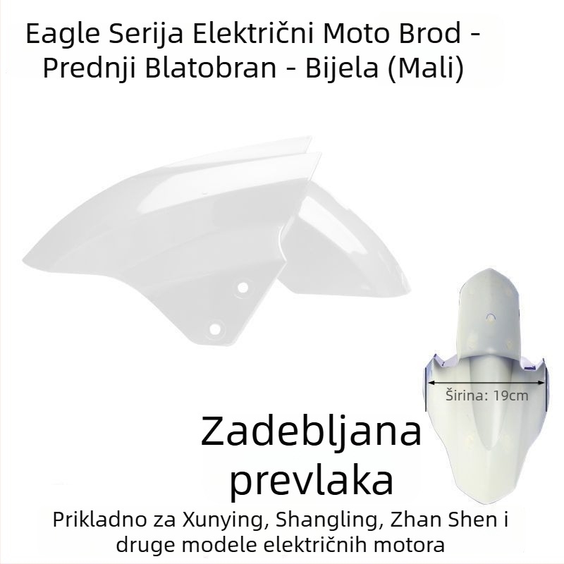 Prednji blatnik za električno vozilo, zaštita od prskanja, kompatibilno s Aima, Yadi, Luyuan, Xunying