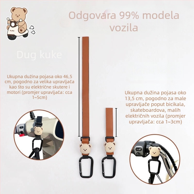 Prednji montirani držač za skladištenje za električna vozila – nosivost, kompatibilan s kacigama i torbama
