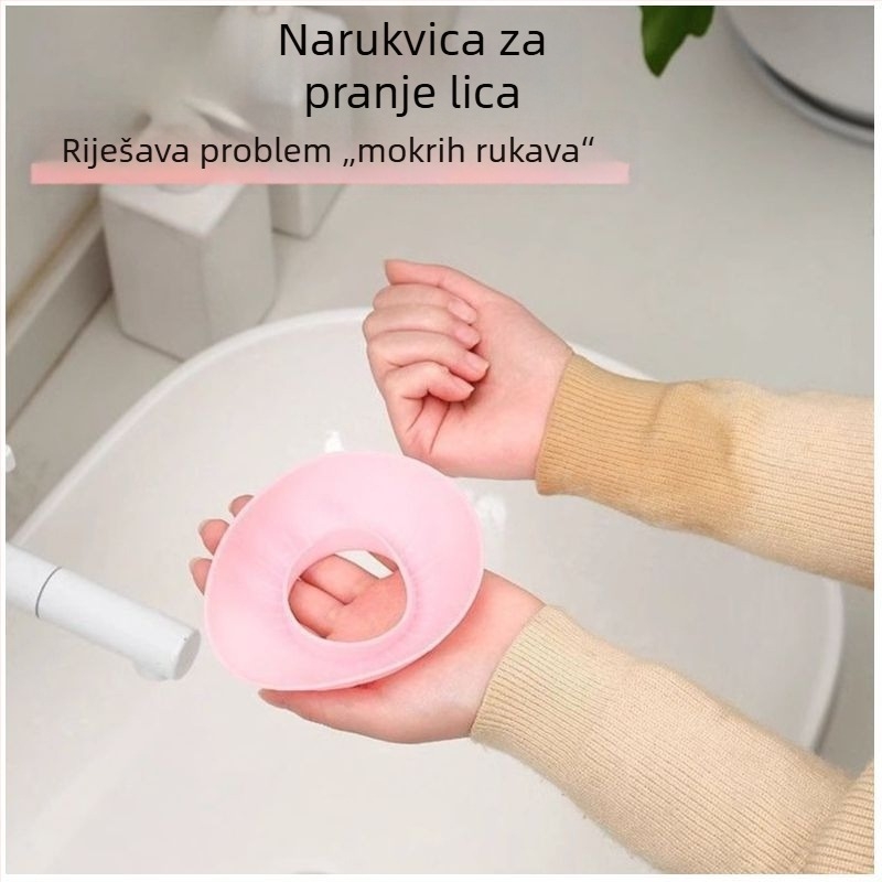 Pamukaste rukave s otpornošću na ulja i mrlje, opušten stil, jednobojni uzorak