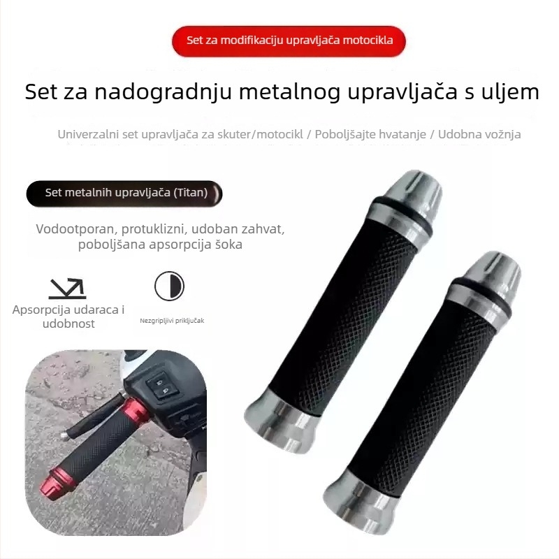 Kryt upravljača za motocikl od aluminijske legure – Haojue 125, zaštita gasa, dio za modifikacije