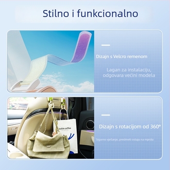 Vješalica za električna vozila, višenamjenska, bez bušenja, ABS, Huiying, jedno pakovanje