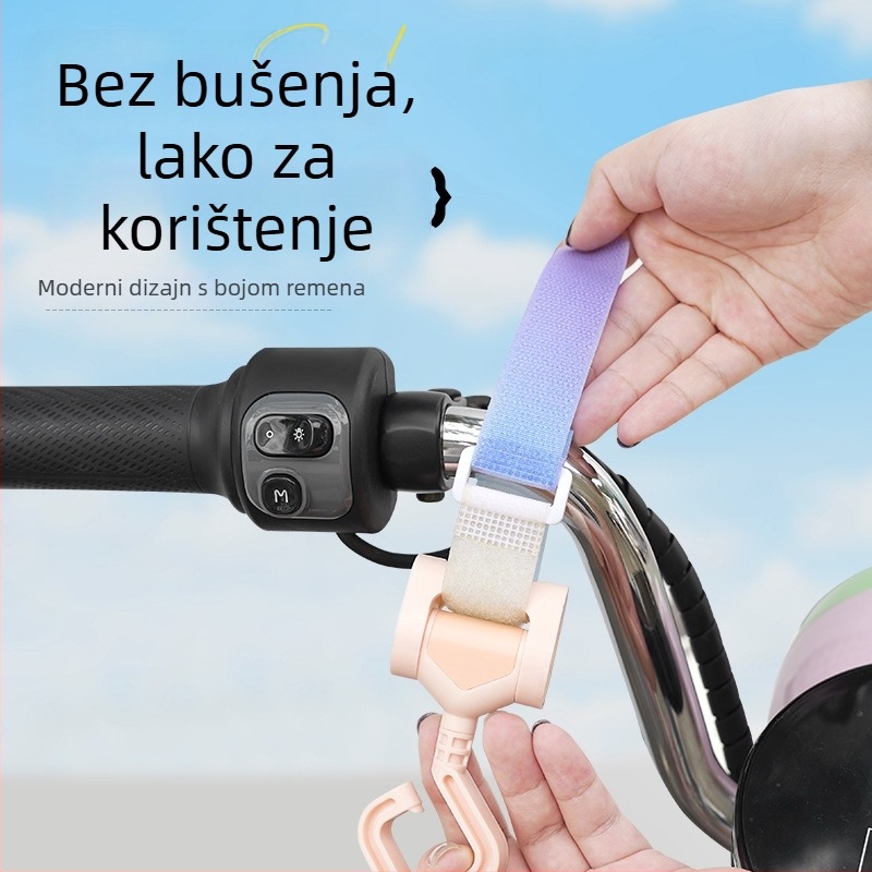 Vješalica za električna vozila, višenamjenska, bez bušenja, ABS, Huiying, jedno pakovanje