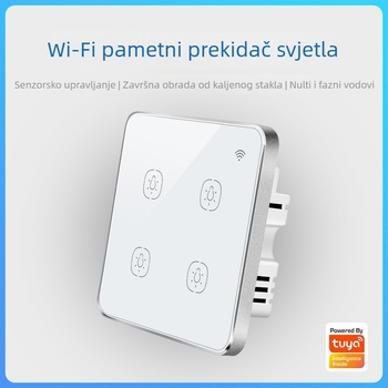 Keeper TY-CN-L Pametni WiFi kontroler rasvjete s dodirnim panelom, glasovnim upravljanjem i daljinskim pristupom za cijeli dom