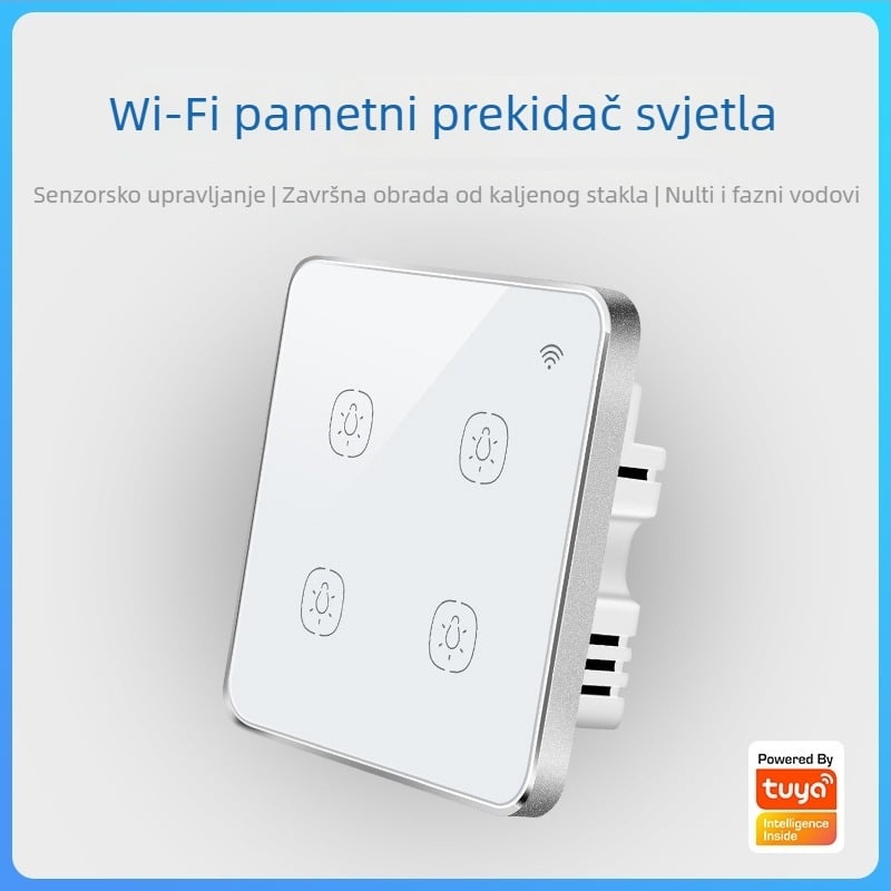 Keeper TY-CN-L Pametni WiFi kontroler rasvjete s dodirnim panelom, glasovnim upravljanjem i daljinskim pristupom za cijeli dom
