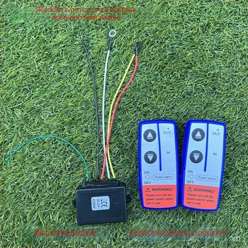 12V/24V električni winch za terenska vozila s bežičnim daljinskim upravljačem – FCC certificiran – Marka Kamen Kaisi