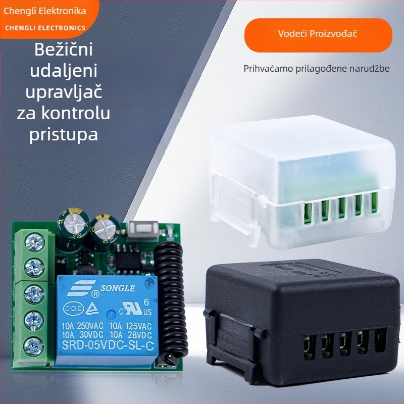 Daljinski upravljiv prekidač za pristup vratima, 433MHz, DC12V/DC5-24V