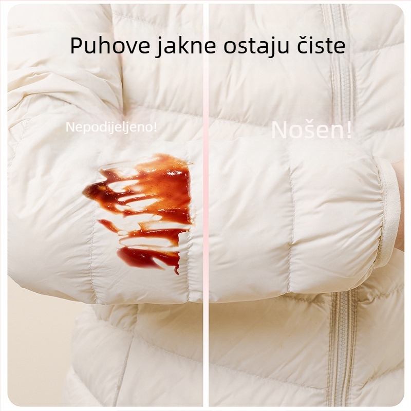 Pokrov za rukave za bundu s perjem - plišani, otporni na mrlje, jesen-zima, za odrasle žene, uredska upotreba