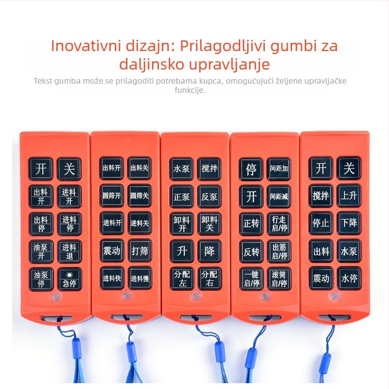 LGW-W6RX-220V Bežični daljinski upravljački prekidač s funkcijama Inching, samozaključavanje i interlock za industrijsku razvodnu kutiju
