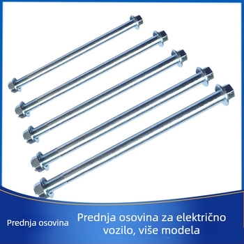 Prednja os za električna bicikla i motocikle | Cinkova legura | Komponenta rama, kompatibilna s prednjim kolom