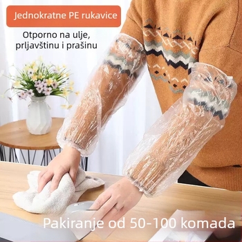 Jednokratne PE rukave za kuhinju — vodootporne, otporne na ulje i habanje, debeli dizajn