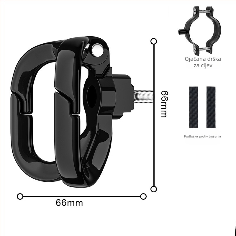 Kuka za električna vozila, aluminijska legura, univerzalni multifunkcionalni prednji dodatak
