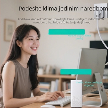 Pametna utičnica za klima uređaj — 16A, AC110/250V, 2200W, bakreno tijelo, 89 g