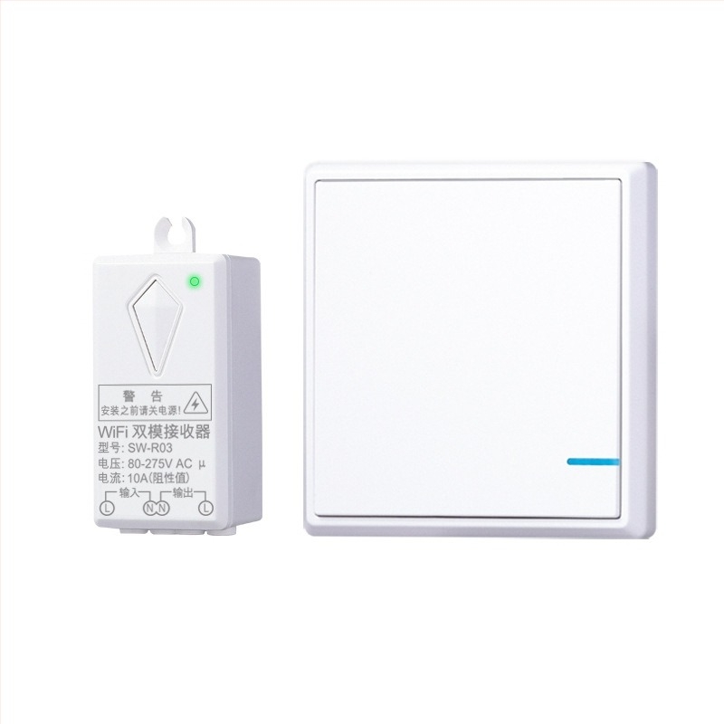 Bežični daljinski prekidač za rasvjetu, vodootporan za kupaonicu, -40 do 70 °C, pogodnan za kuće, urede i hotele, s certifikatom IC/ROHS/FCC/UKCA