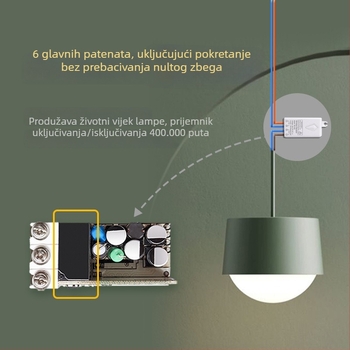 Magnetski bežični prekidač s daljinskim upravljanjem, IP66 vodootporan, instalacija bez žica, radni raspon -40°C do 70°C, vatrootporan V0