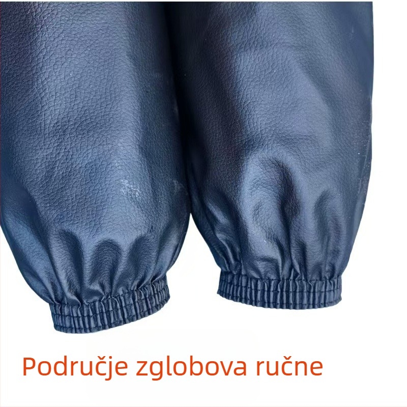 Kožne vodootporne rukave — PU meka koža, protiv prljavštine, otporne na ulje, otporne na kiseline i lužine