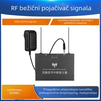 Bežični ponavljač s dvostrukim načinom i dugim dometom do 1000 m, visokoučinkovit RF pojačivač signala i daljinsko upravljanje, CE certifikat