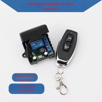 Daljinski upravljač za vrata – prekidač, DC6-36V, 433MHz, -20°C do 50°C, za garažna vrata, električna vrata, upravljanje osvjetljenjem i motorima