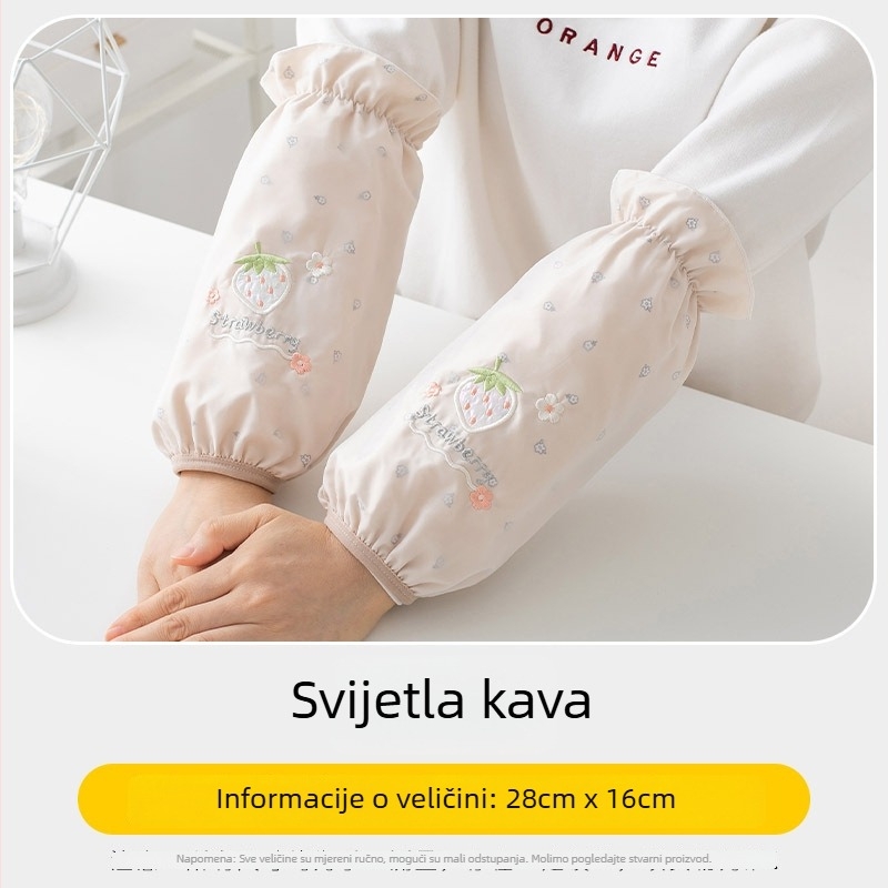 Ženske rukave – vodootporne, cvjetni uzorak, moderni minimalistički stil