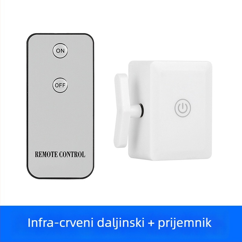 Bežični daljinski prekidač za unutarnju upotrebu, -10 do 45°C, certificiran za slab napon