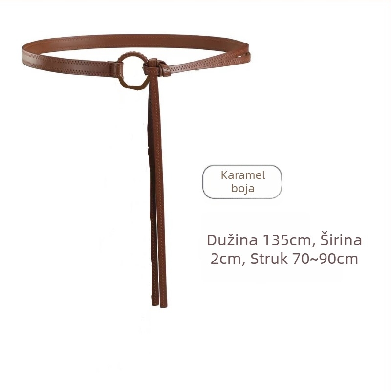 Ženski kaiš za struk od PU kože u retro stilu, spona od legure, zatvaranje igličastim kopčom (pin buckle), širina 2-4 cm, ručna izrada, dekorativan dodatak za traperice i suknje
