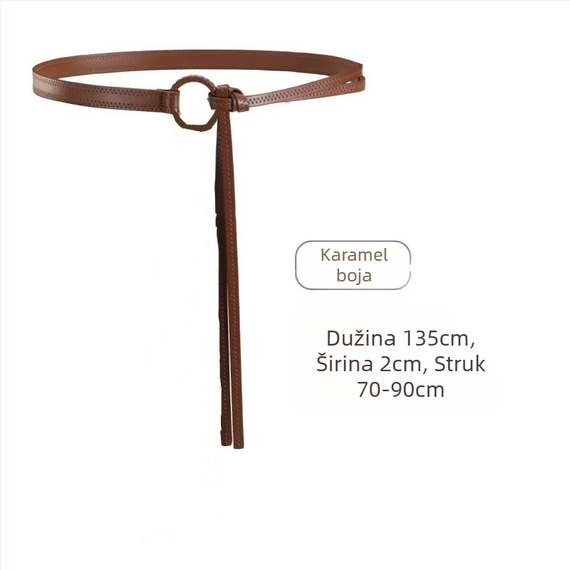 Ženski kaiš za struk od PU kože u retro stilu, spona od legure, zatvaranje igličastim kopčom (pin buckle), širina 2-4 cm, ručna izrada, dekorativan dodatak za traperice i suknje