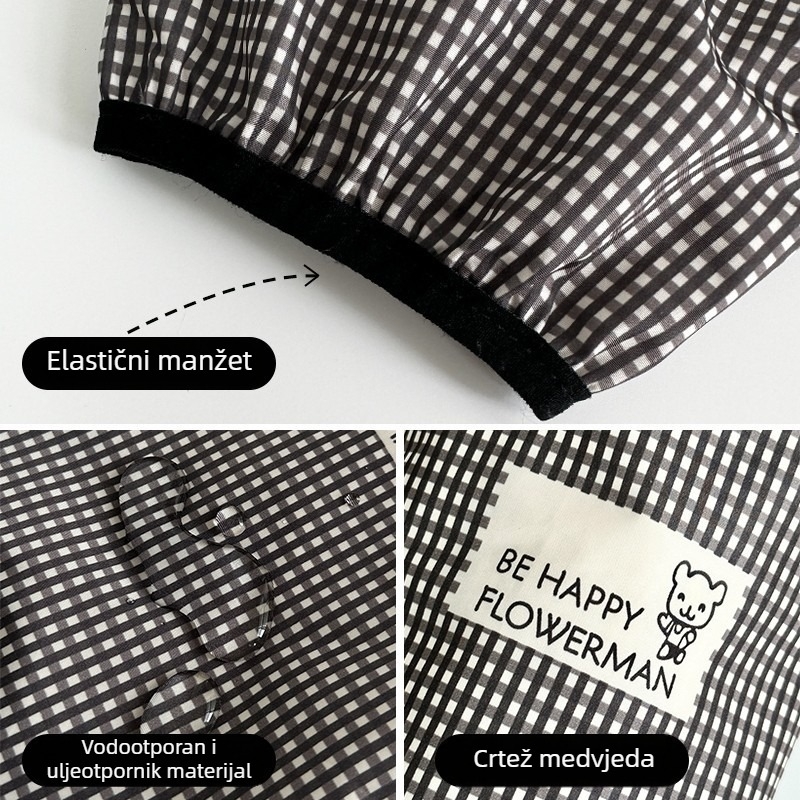 Rukavi za odrasle - mrežasti uzorak, vodootporni, anti-prljav, unisex, zima-proljeće-jesen, tisak