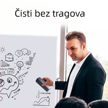 Deli magnetska guma za bijelu ploču, s spužvom, bez prašine