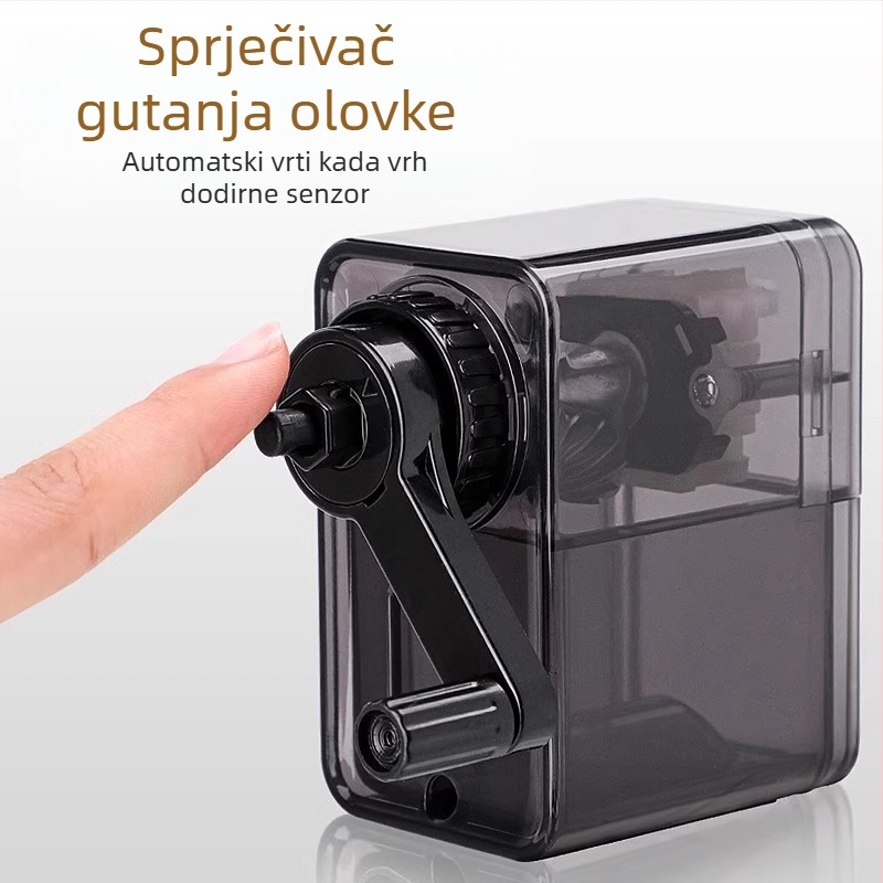 Reversal Oštrilo za olovke za skicu, prijenosno ručno oštrilo, model Yf9190bkt, plastično kućište, težina 131 g