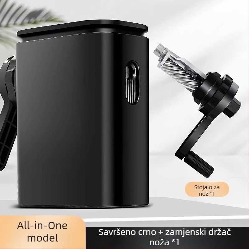 Reversal Oštrilo za olovke za skicu, prijenosno ručno oštrilo, model Yf9190bkt, plastično kućište, težina 131 g