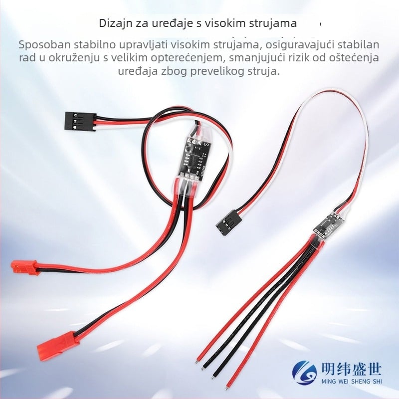 PWM daljinski upravljani prekidač, digitalni, 2–20A, 3–30V, PWM signalno upravljanje za UAV-ove i vodne pumpe