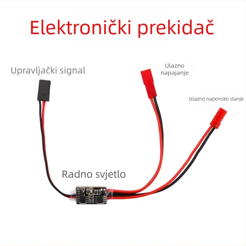 PWM daljinski upravljani prekidač, digitalni, 2–20A, 3–30V, PWM signalno upravljanje za UAV-ove i vodne pumpe