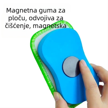 Magnetska gumica za bijelu ploču; uklonjiva i periva; EVA stražnja strana; površina od koralnog flanela