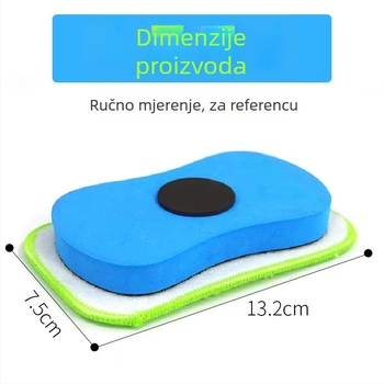 Magnetska gumica za bijelu ploču; uklonjiva i periva; EVA stražnja strana; površina od koralnog flanela