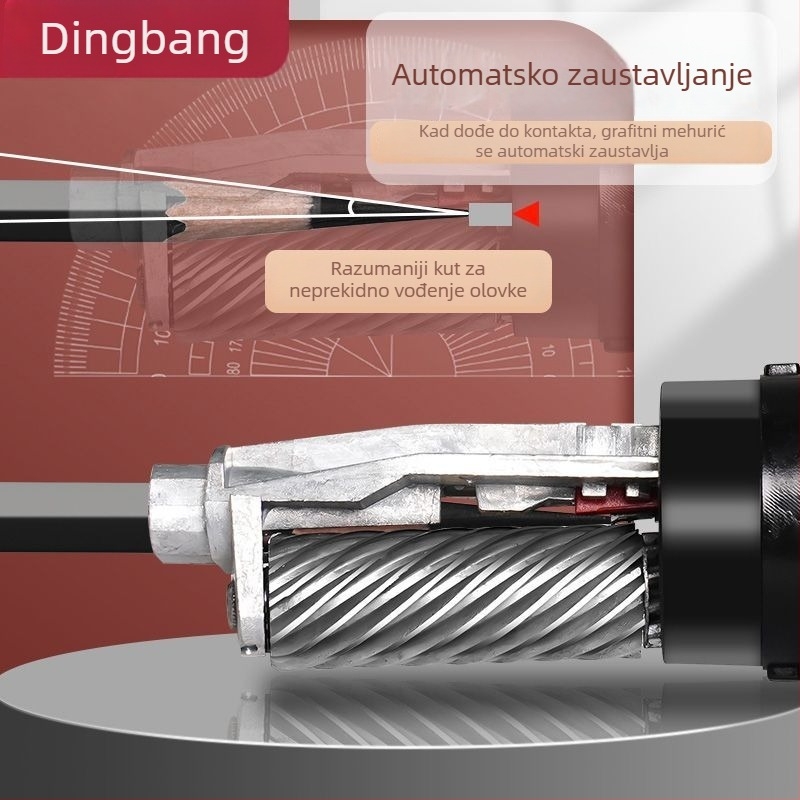 Dingbang DS-01 Umjetnički oštrilo za olovke - ručno, s podesivom debljinom za skice