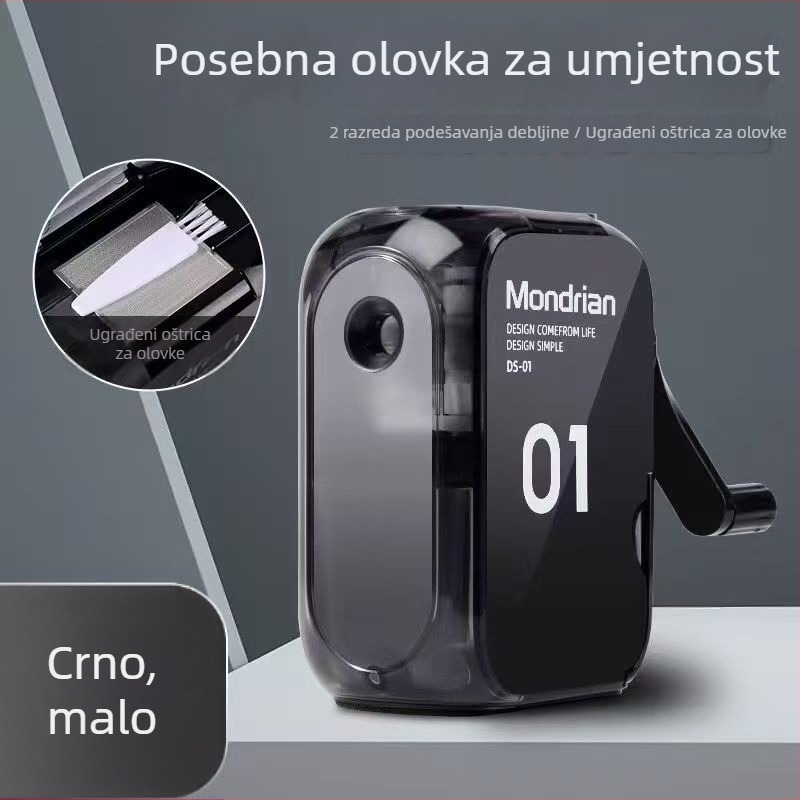 Dingbang DS-01 Umjetnički oštrilo za olovke - ručno, s podesivom debljinom za skice