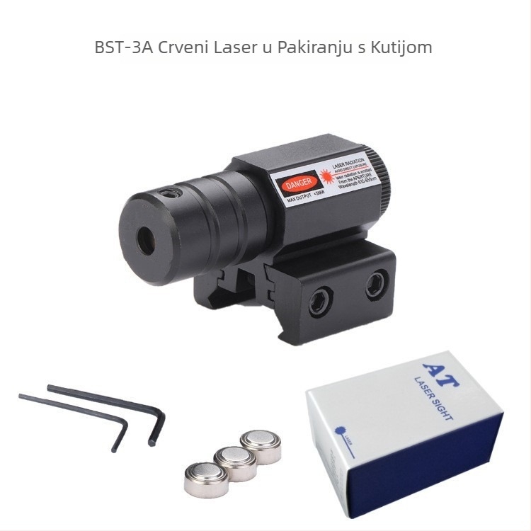 Coxlnt laserski nišan, aluminijsko tijelo, laser, simulirani sustav gađanja