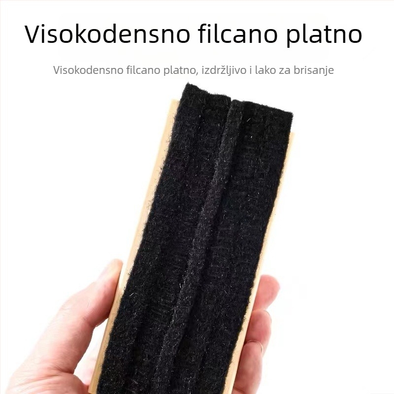 Magnetska gumica za ploču s drvenom stražnjom stranom i filc površinom – učiteljska