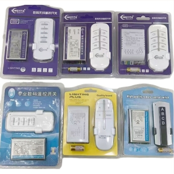 Cetverokanalni daljinski prekidač za lampe, bežično upravljanje (-20 °C do 45 °C; Marka: Jinyida; Kompatibilan sa svim tipovima lampi)