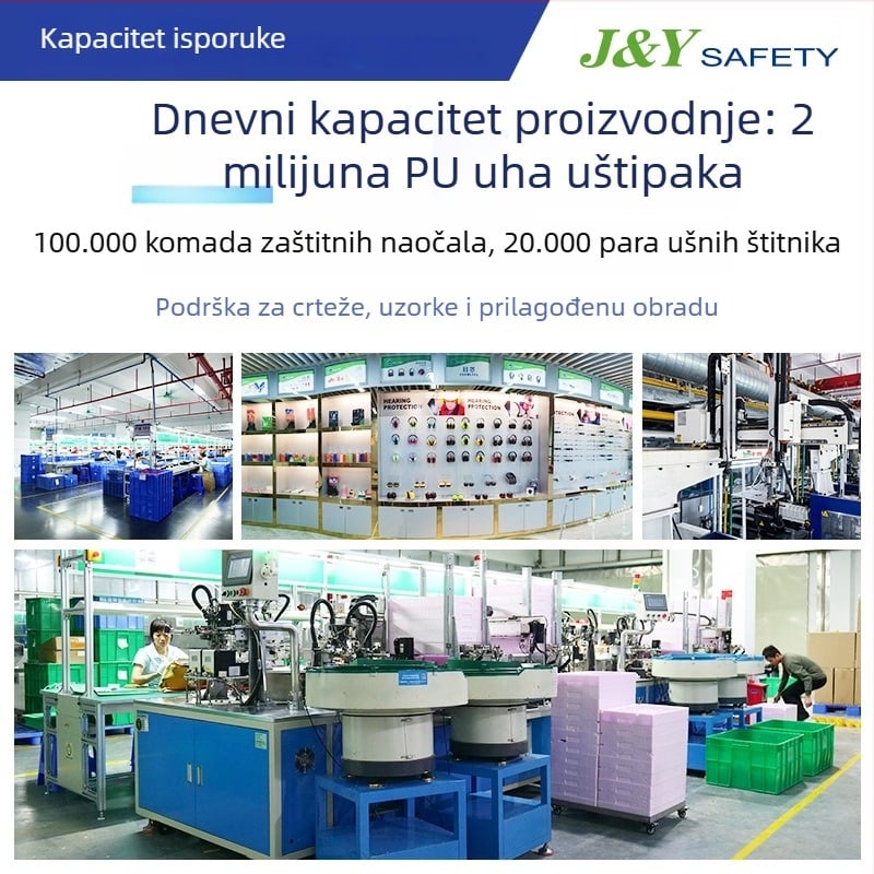 ABS zvučna zaštita za studij i san, na glavu, s pjenušastom jastučićem, EM-6001, 27dB SNR / 30dB NNR