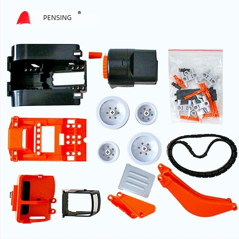 Oštrilo za olovke u obliku bagra, plastično, ručni pogon, težina oko 255 g